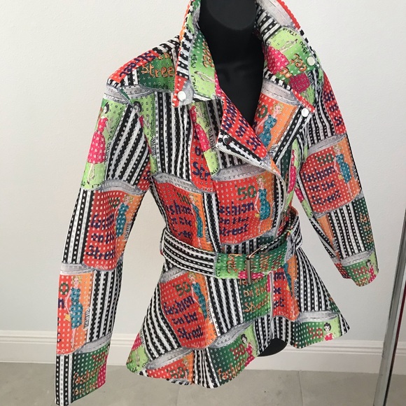 Jacket Fun Fun Fun multicolored Fashion - Picture 5 of 5